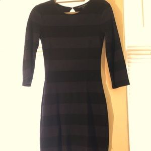 French Connection Purple and Black Dress